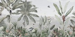 Papier peint mirage tropical