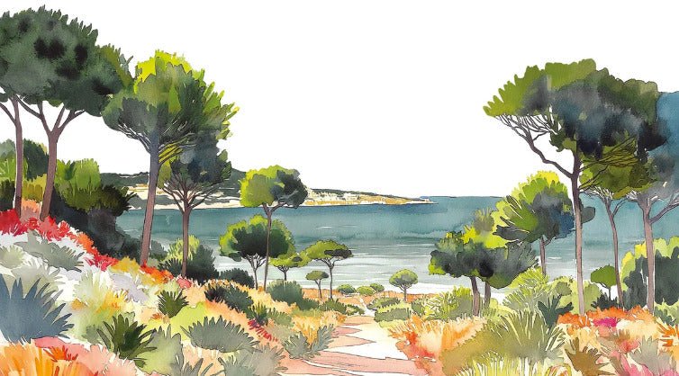 Papier peint panoramique air estival