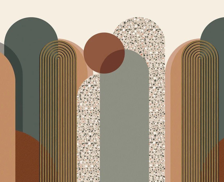 Papier peint Art déco graphique tendance