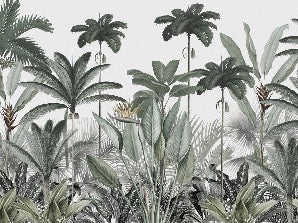 Papier peint panoramique jungle tree, XXL, tendance