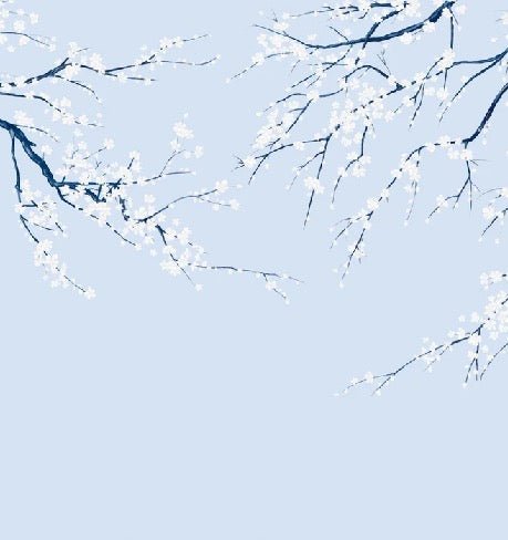 Papier peint panoramique fleur Sakura
