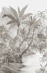 Papier peint panoramique jungle pittoresque