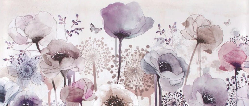 Papier peint Fleur Parme