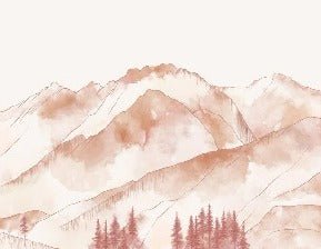 Papier peint montagne chaine des Aravis