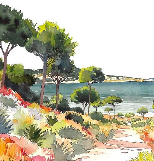 Papier peint panoramique air estival