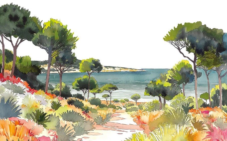 Papier peint panoramique air estival