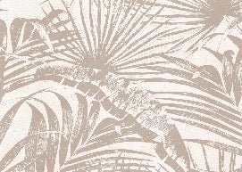 Papier peint monochrome jungle feuille