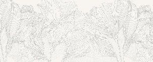 Papier peint panoramique gris et blanc valse des fleurs