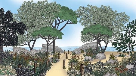 Papier peint paysage France bord de mer, XXL, tendance