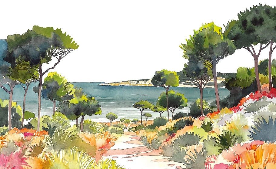 Papier peint panoramique air estival