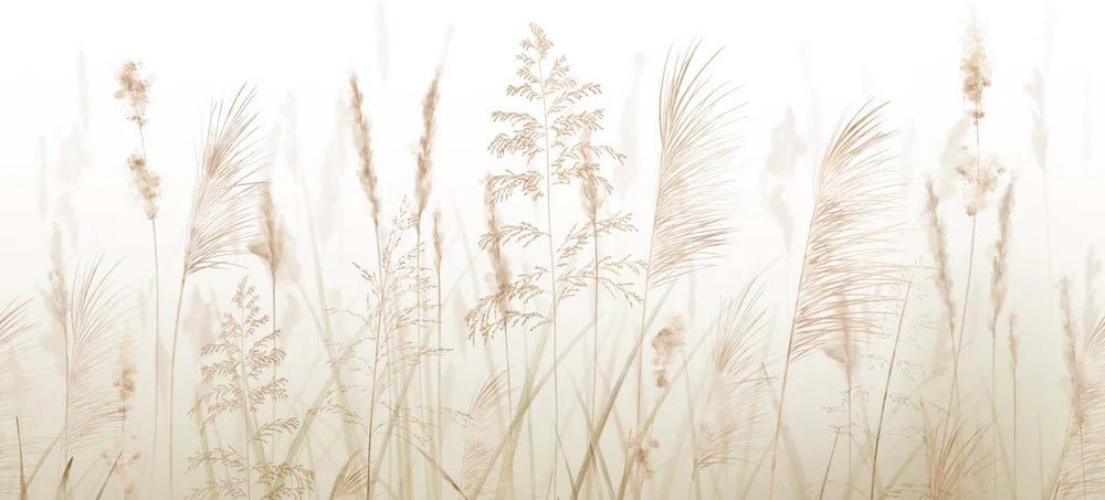 Papier peint fleur des champs de blé, XXL, tendance