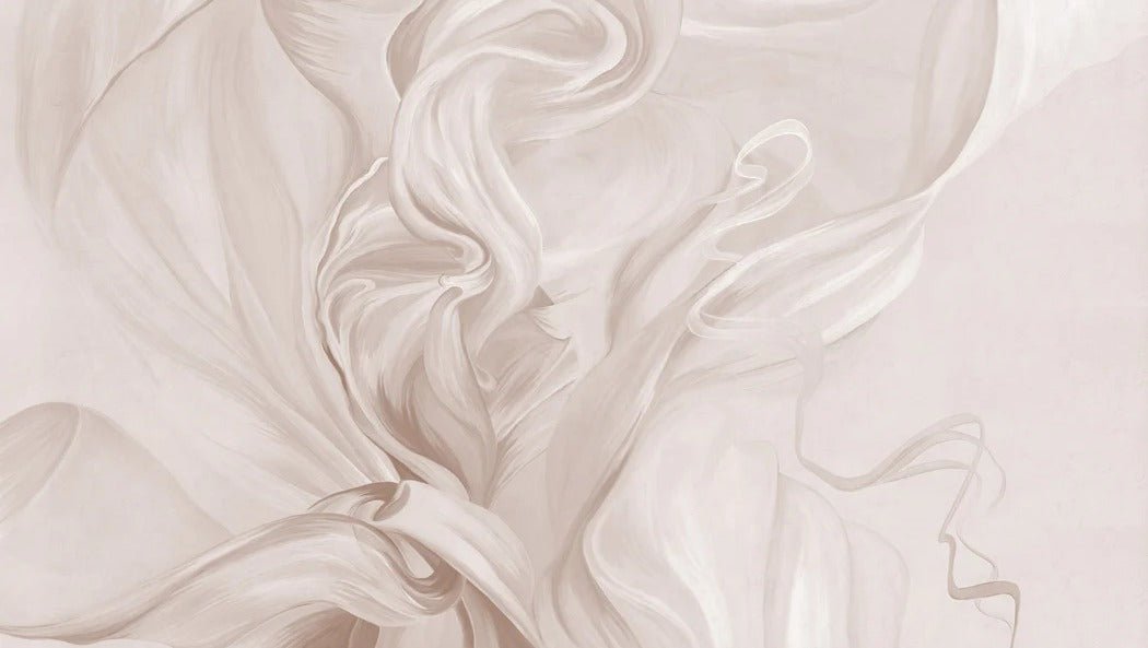 Papier peint contemporain – sublime flow sepia, XXL, tendance