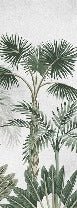Papier peint jungle tendance arbres exotiques