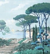 Papier peint balade dans les calanques