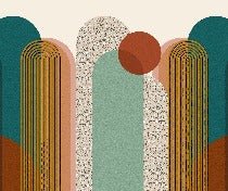 Papier peint Art pop déco graphique tendance