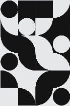 Papier peint moderne shape noir et blanc