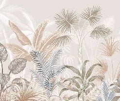 Papier peint panoramique jungle terracotta, XXL, tendance