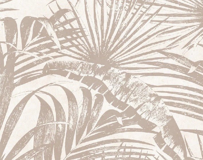 Papier peint monochrome jungle feuille, XXL, tendance