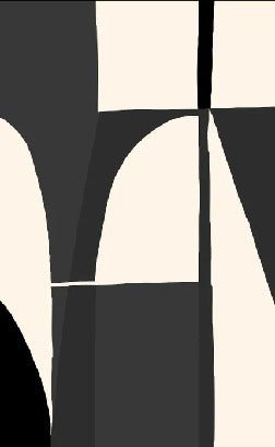 Papier peint Memphis style noir, XXL, tendance