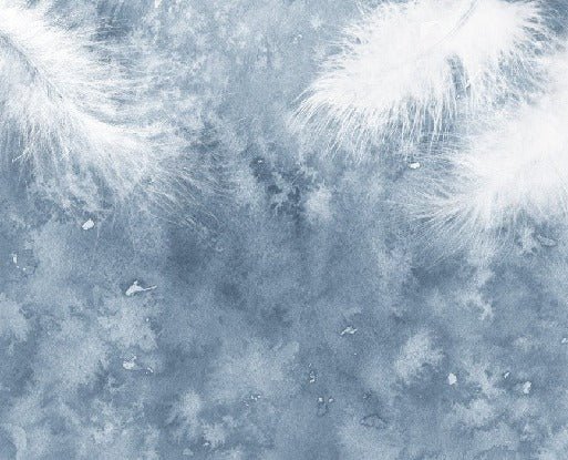 Papier peint Plume Blanche