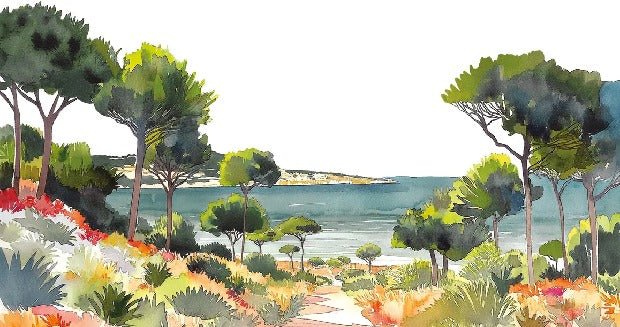 Papier peint panoramique air estival, XXL, tendance