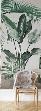 Papier peint tendance tropicale oiseau du paradis