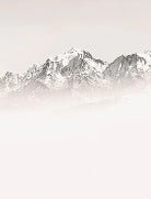 Papier peint matin brumeux Mont Blanc