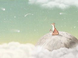 Papier peint bébé nuit apaisante vert, XXL, tendance