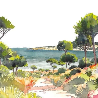 Papier peint panoramique air estival