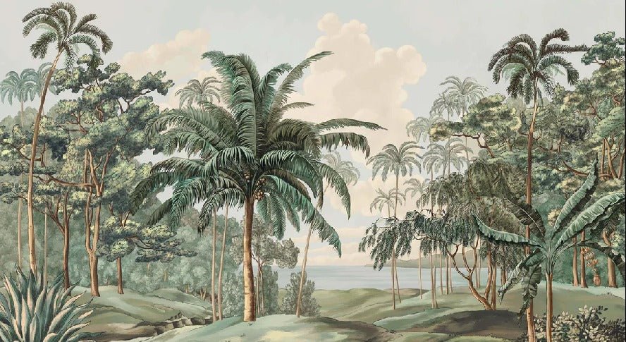 Papier peint paysage Célèbes