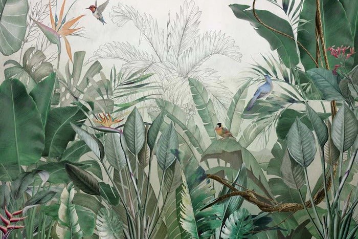 Papier peint panoramique jungle quintessence Amazonia