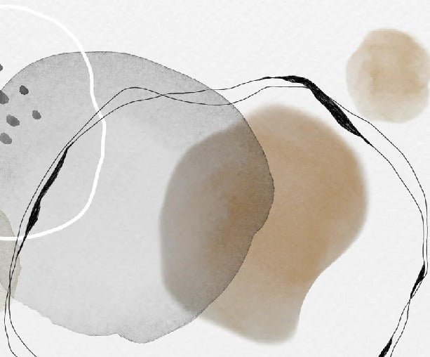 Papier peint panoramique cercle