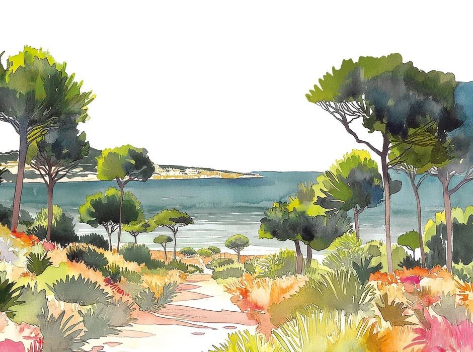 Papier peint panoramique air estival