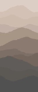 Papier peint wc panoramique dunes terracotta, XXL, tendance