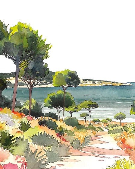 Papier peint panoramique air estival