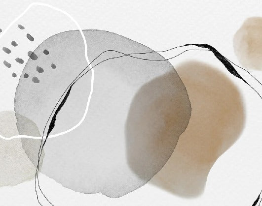 Papier peint panoramique cercle, XXL, tendance