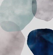 Papier peint cercle abstrait watercolor