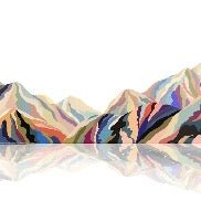 Papier peint Annecy arty color, XXL, tendance