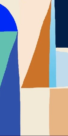 Papier peint abstrait géométrique tendance, XXL, tendance