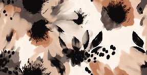 Papier peint fleur hypnotique