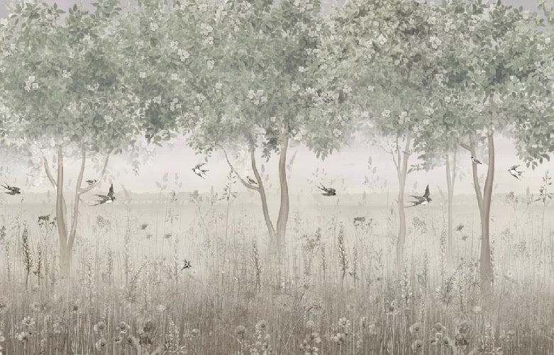 Papier peint panoramique clairière