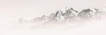 Papier peint matin brumeux Mont Blanc