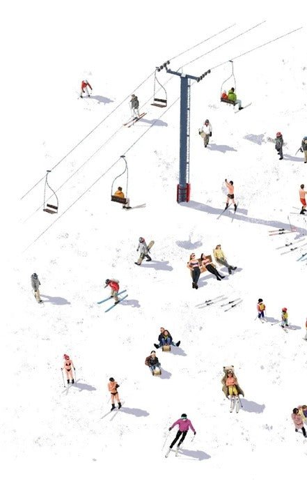 Papier peint panoramique après ski