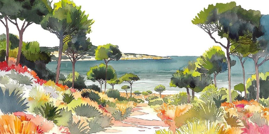 Papier peint panoramique air estival