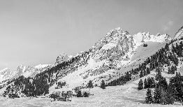 Papier peint panoramique chalet alpage