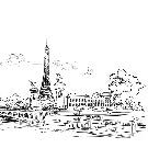 Papier peint pont Alexandre Paris