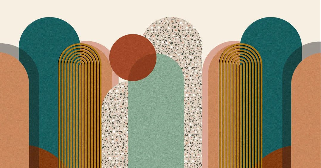 Papier peint Art pop déco graphique tendance, mural concept, tendance