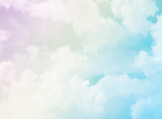 Papier peint enfant nuage soft colors, XXL, tendance