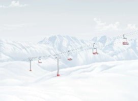Papier peint massif des grandes Rousses