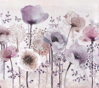 Papier peint Fleur Parme
